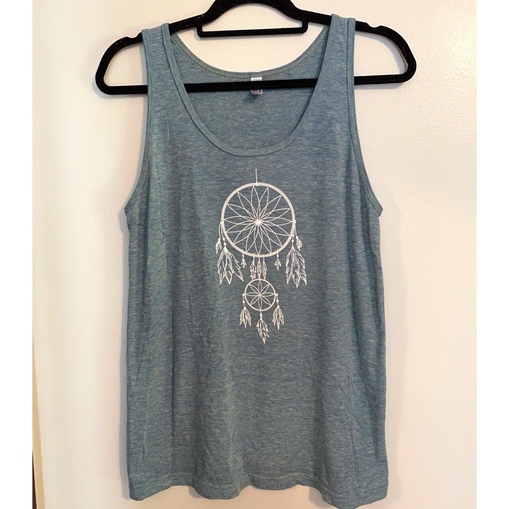 Green American Apparel Tank